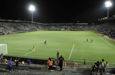 Tel Aviv’s soccer stadium trials misting tunnel to disinfect players