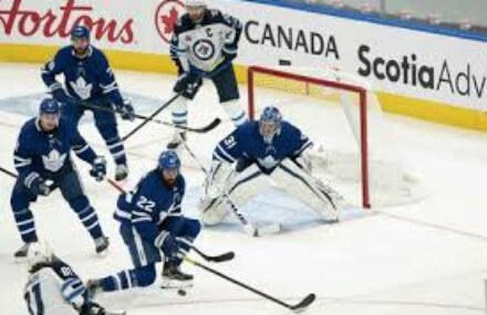 Mitchell Marner’s two goals guide Leafs over Jets