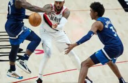 Record 2nd quarter propels Trail Blazers past Timberwolves