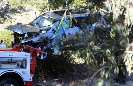 Tiger Woods ‘lucky to be alive’ after suffering ‘multiple open fractures’ in car crash