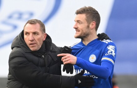 Jamie Vardy: Leicester boss Brendan Rodgers backs striker to rediscover form ahead of Arsenal clash