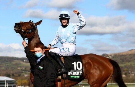 Horse racing-Blackmore becomes first woman jockey to win Champion Hurdle