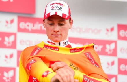 Cycling-Van der Poel powers to solo stage win as Pogacar extends Tirreno lead