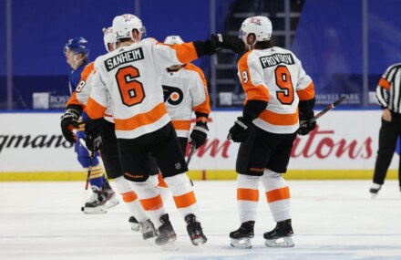 NHL roundup: Flyers’ OT victory leaves Sabres winless in 18