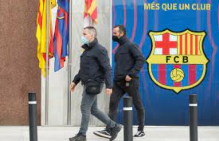 Arrests made at Barcelona football club after police raid