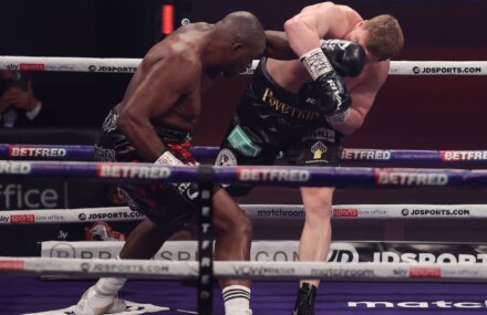 Dillian Whyte knocks out Alexander Povetkin in the fourth round of high-stakes heavyweight rematch