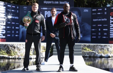 Dillian Whyte says Alexander Povetkin could not disguise his true emotions during an intense face-off