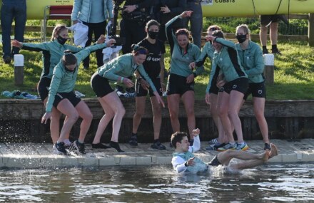 Rowing-Cambridge earn double first over Oxford in crowd-free boat race