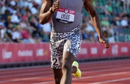 Lyles leaves a message that goes beyond his poor 100m showing