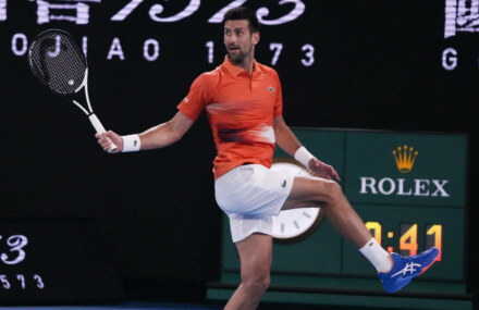 Djokovic is welcomed enthusiastically upon his return to the Australian Open