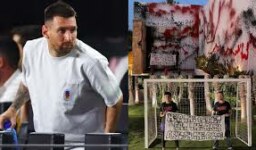 Messi’s House Vandalised, Milei Calls For Safety