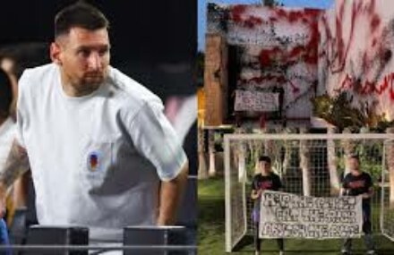 Messi’s House Vandalised, Milei Calls For Safety